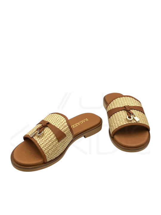 Sandale Casual Damă Din Piele Bej