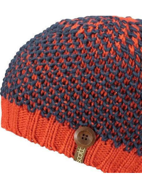 Beanie Γυναικείος Σκούφος Πλεκτός σε Κόκκινο χρώμα