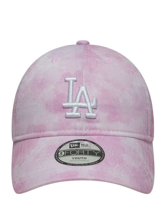 New Era Kids' Jockey Fabric Hat Mlb La Dodgers Pink