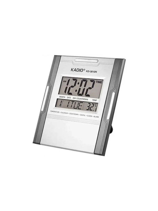 Kadio Ψηφιακό Ρoλόι & Ξυπνητήρι Digital Clock Kd-3810n