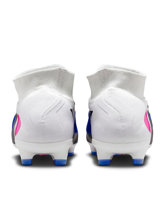 Nike Phantom 6 High Pro Футболни Обувки с Бутони FG Сини
