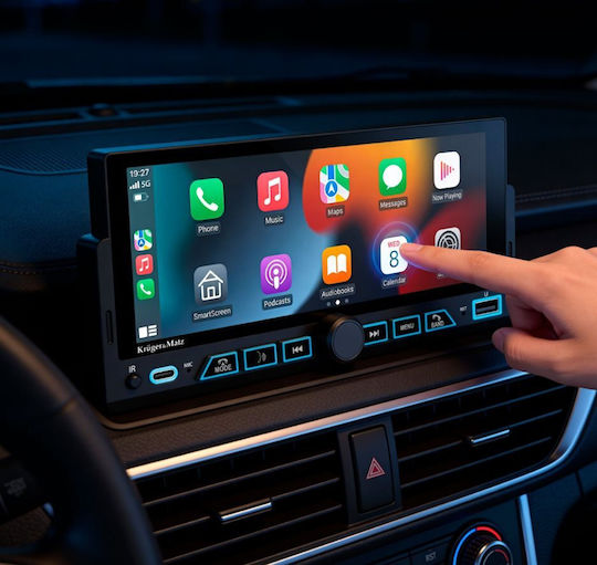 Kruger & Matz Ηχοσύστημα Αυτοκινήτου (Bluetooth/USB/WiFi/GPS/Apple-Carplay/Android-Auto)