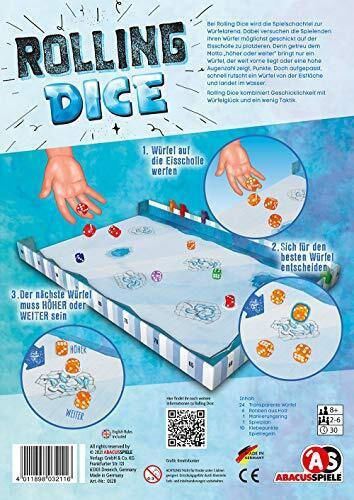 Board Game Rolling Dice for 2-6 Players 8+ Years Old (EN) AbacusSpiele