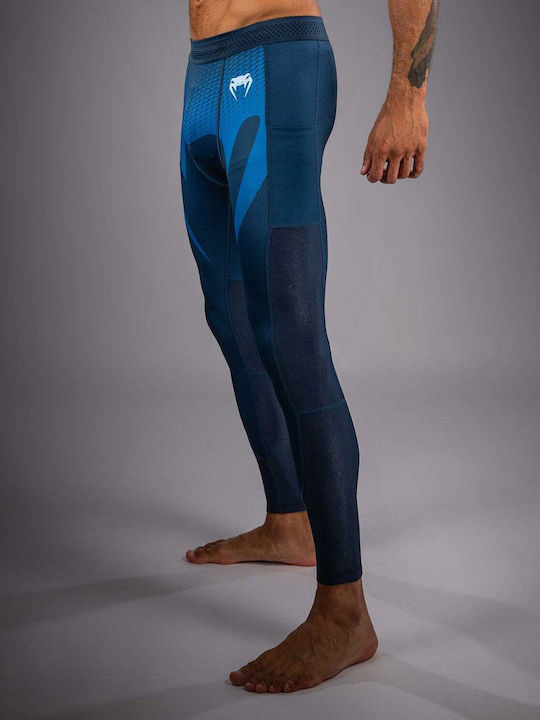 Venum Lang Männer Kampfsport Leggings Blau