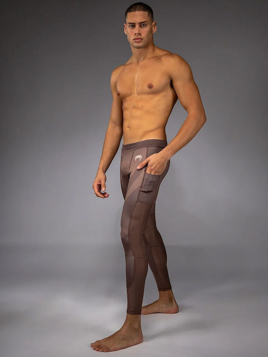 Venum Long Men's Martial Arts Leggings Brown