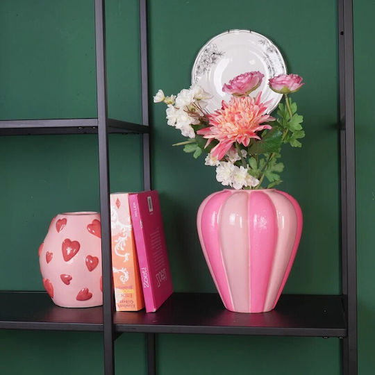 Beauty Home Vase Swirl – Neon Pink Light Pink 20x20x21.5cm Beauty Home