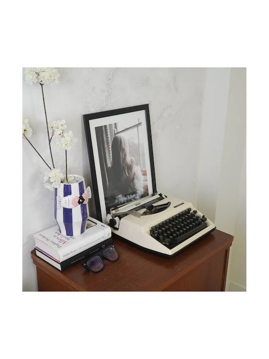 Beauty Home Ваза „Рибки“ – Синя Бяла Розова 14×11,5×18,5см Beauty Home