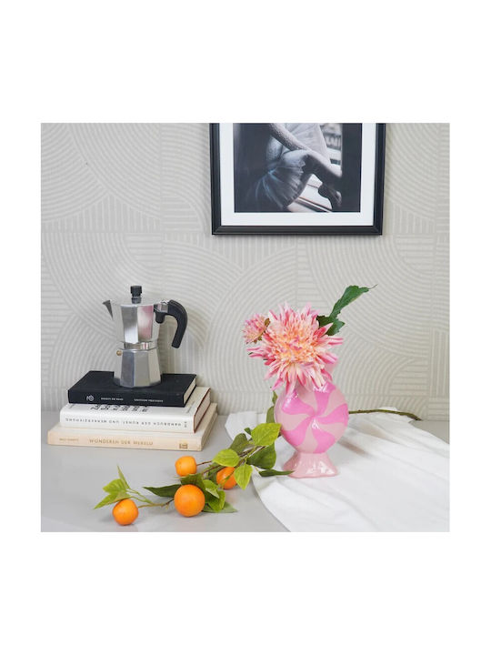 Beauty Home Vase „Karamela“ – Rosa Neon 12×6,5x20cm
