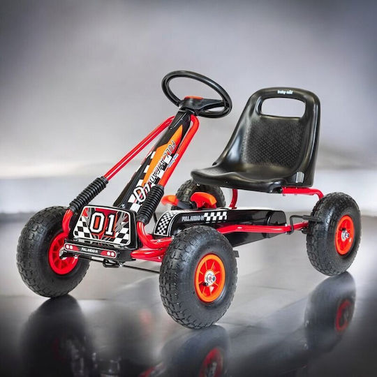 Go Kart Cu Un Loc Cu Pedală Roșu