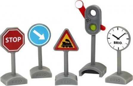 Brio Toys Jucărie Miniatură Traffic Sign Kit For Railway