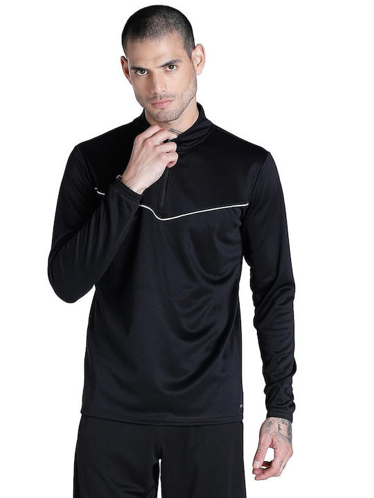Teamrise Athletic Long Sleeve Black Blouse