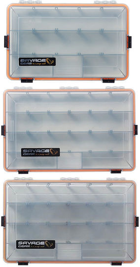 Waterproof Boxes Savage Gear Wp Lurebox Smoke 6b 35.5 X 23 X 9.2 Cm