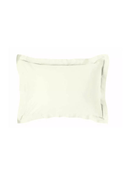 Makis Tselios Home Sheet King Size with Elastic 180x200+40cm. Ecru