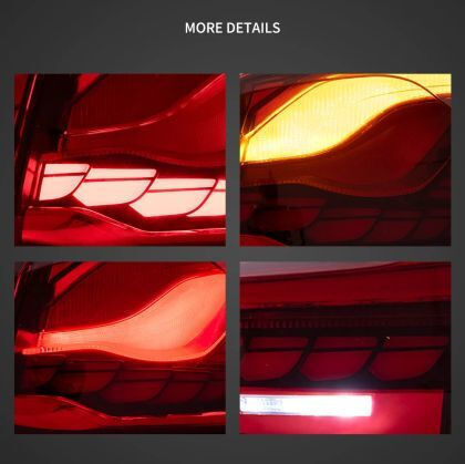 Задни Светлини LED BMW F32 F33 F36 F82 F83 2014-2020 GTS Design Текущи Светлини Червени Комплект 2 Бройки