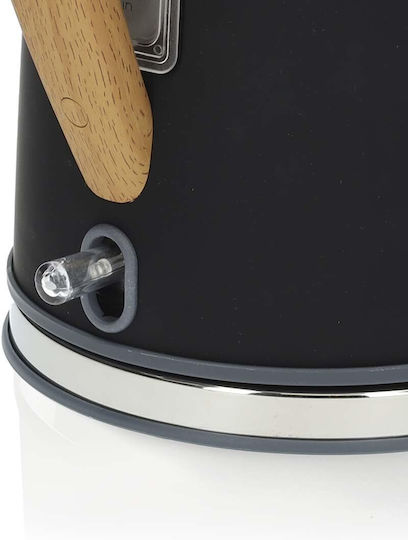 Nedis Soft-Touch Fierbător 1.7lt 2200W Negru