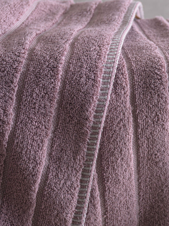 Rythmos Bath Towel Set 3pcs Pyramid Beige Weight 530gr/m²