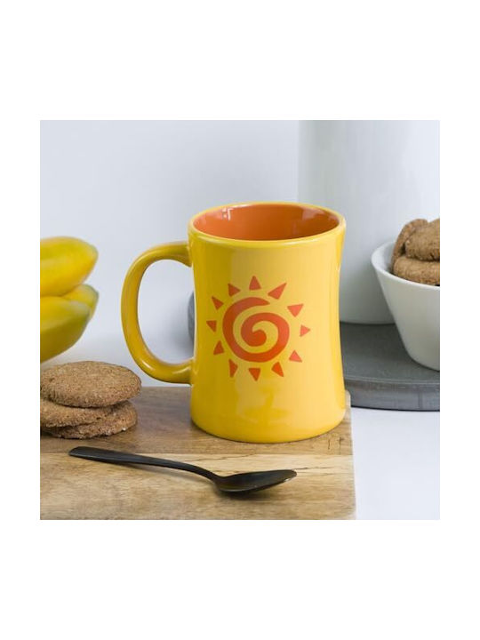 Disney Lion King Κούπα Κεραμική Κίτρινη 360ml