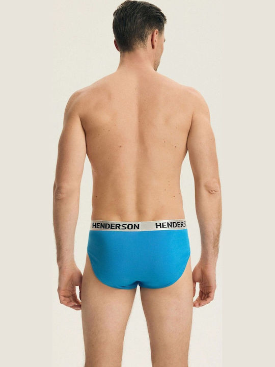 Herren Slips Blau 2er Pack