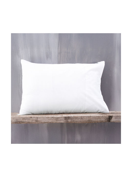 Perkali 100% Baumwolle – Hotel Bettlaken Weiß 2x 50x70 Falten 2x 50x70 Falten Perkali 100% Baumwolle Rythmos