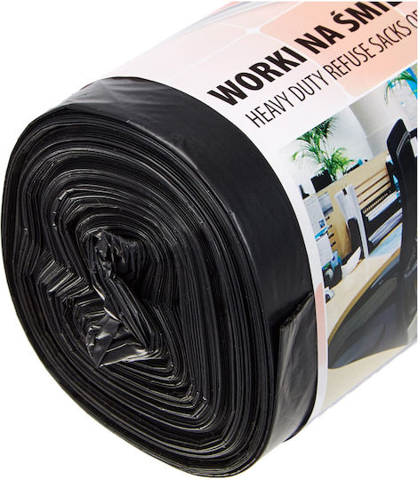 Office Products Trash Bags for the Garden Capacity 120lt 109x69cm 25pcs Black