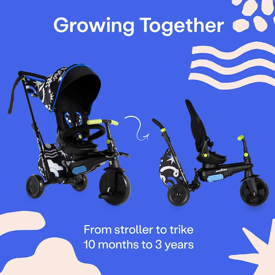 Smart Trike Kelly Anna Explore Сгъваемо и Превозно Средство 6 в 1 за 6 Месеца Черно