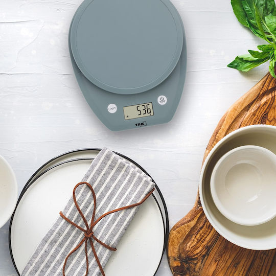 TFA Ψηφιακή Ζυγαριά Κουζίνας έως 5kg Τιρκουάζ