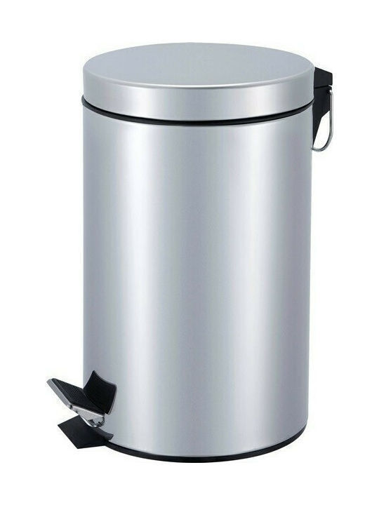 Homestyle Homestyle Mülleimer aus Inox mit Pedal Silber 30lt
