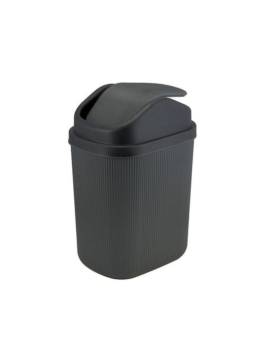 TnS Coș de Gunoi Plastic Gri 1buc