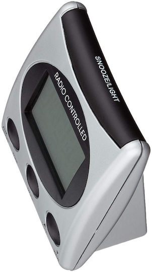 Technoline WT 221 Digital Silver Tabletop Clock Technoline WT 221 Digital Silver Tabletop Clock