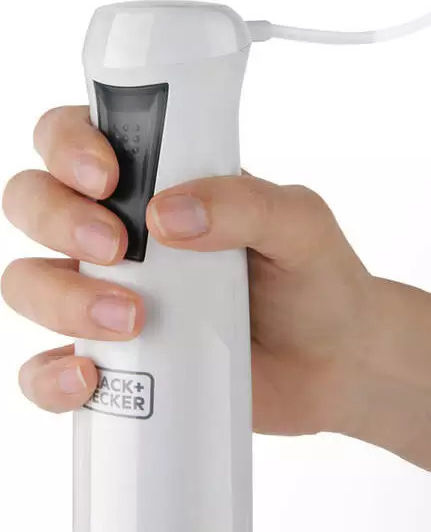 Black & Decker Hand Blender with Plastic Rod 600W Black