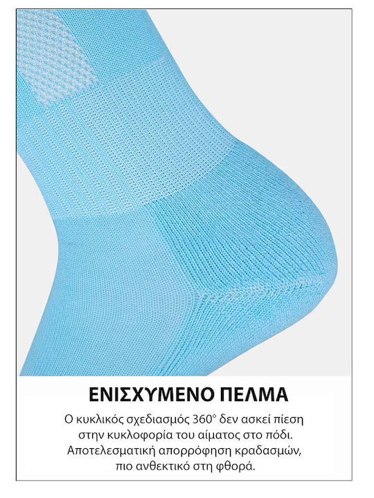FMH Sports Ποδοσφαιρικές Κάλτσες Μαύρες 1 Ζεύγος