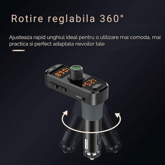 SGTT FM Transmitter Αυτοκινήτου με Bluetooth / USB / MicroSD