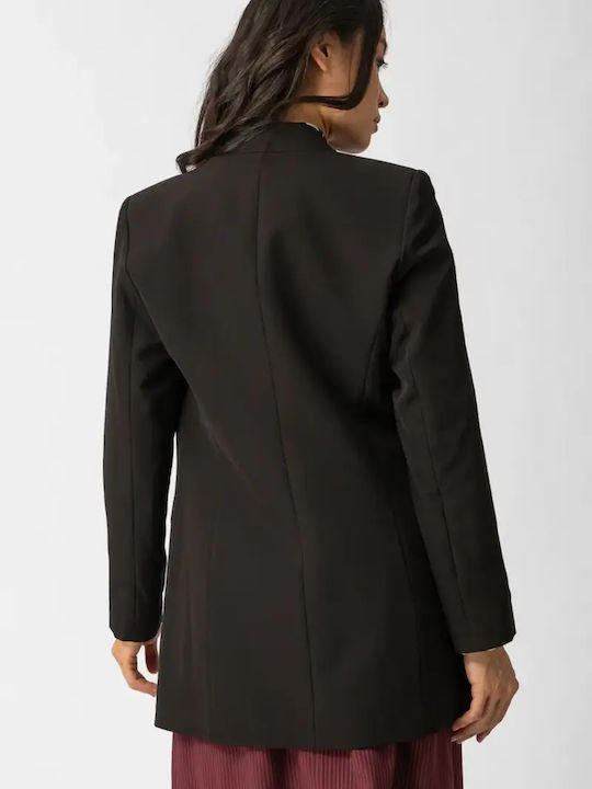 Chrisper Long Women's Crepe Burgundy Blazer