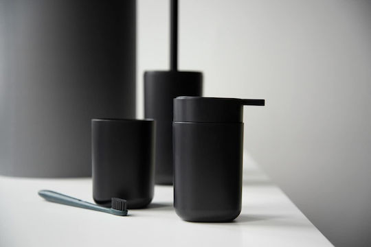 Wenko Tabletop Plastic Dispenser Black 350ml