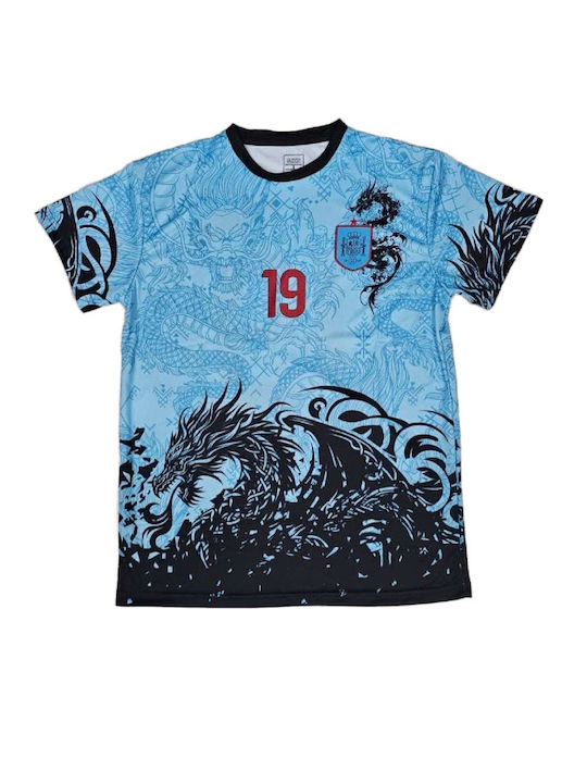 Ποδοσφαιρική Εμφάνιση Yamal Εθνικής Ισπανίας Special Dragon Edition Γαλάζια Balón De Oro Γαλάζιο Unisex Ab121