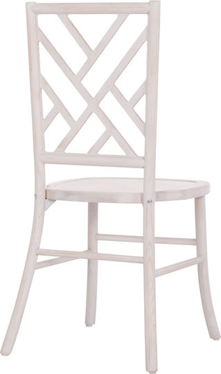 Scaune Sala de mese Lemn White Wash 1buc