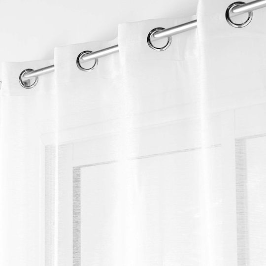 Douceur d'Intérieur Vorhang mit Grommets L-C Lissea Weiß 140x240cm