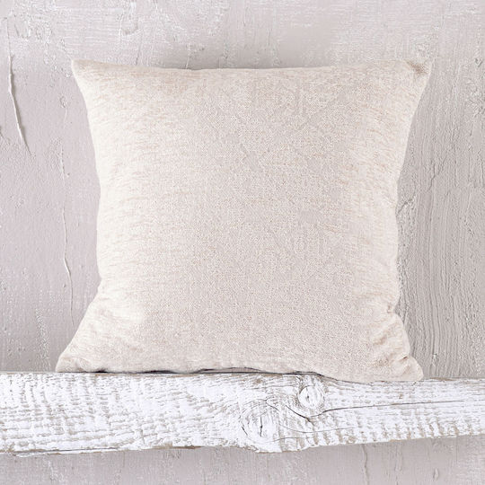 Rythmos Decorative Pillow Case Wonder From 100% Cotton Pink 40x40cm