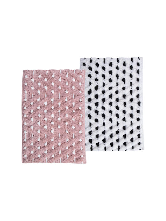 Nef-Nef Homeware Bath Mat Cheville Ecru 50x80cm