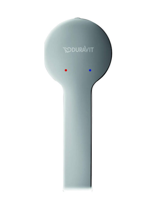 Duravit Αναμεικτική Μπαταρία Νιπτήρα Ασημί