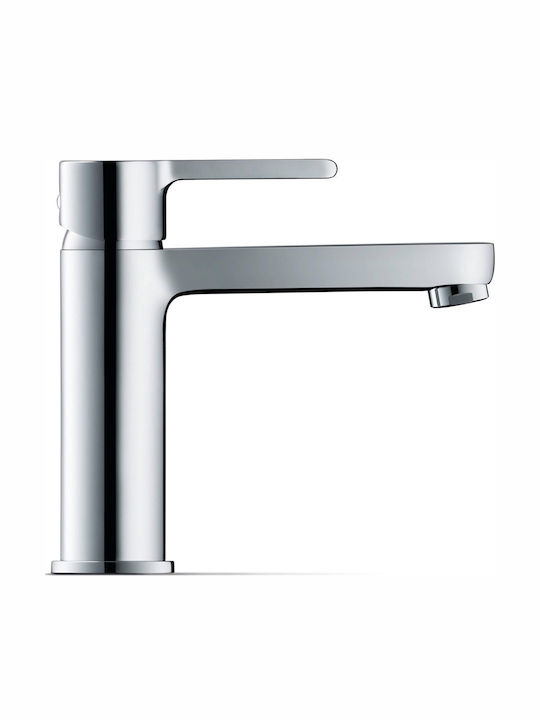 Duravit Αναμεικτική Μπαταρία Νιπτήρα Ασημί