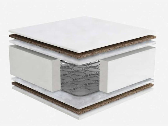 Joy Plus Ημίδιπλο Ορθοπεδικό Στρώμα 120x200x25cm με Ελατήρια