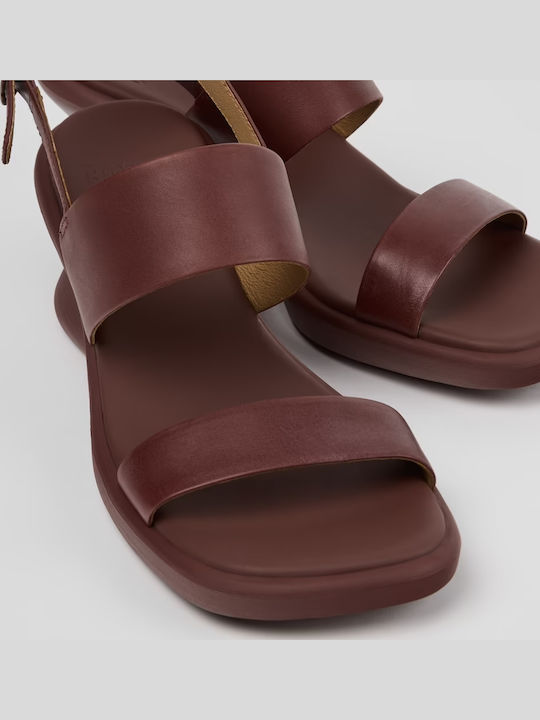 Platforme De Vară Pentru Femei Burgundy