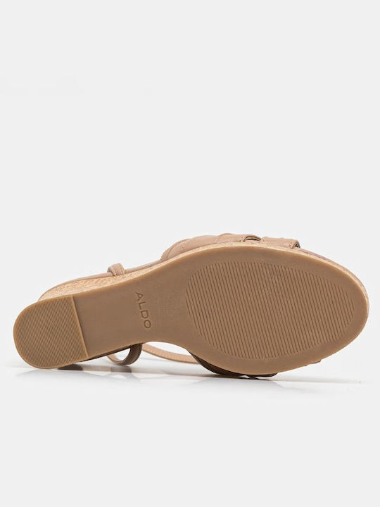 Sommer Damenplattformen Beige