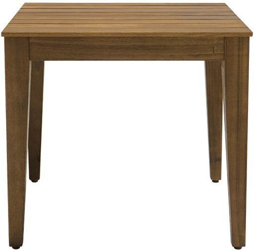 Sitting Room Table for Small Outdoor Spaces Made of Acacia Napole Natural Wood Shade 50x50x45cm