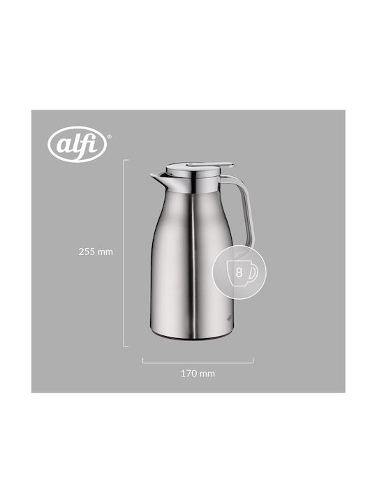 Alfi Κανάτα Σερβιρίσματος Μεταλλική 1000ml