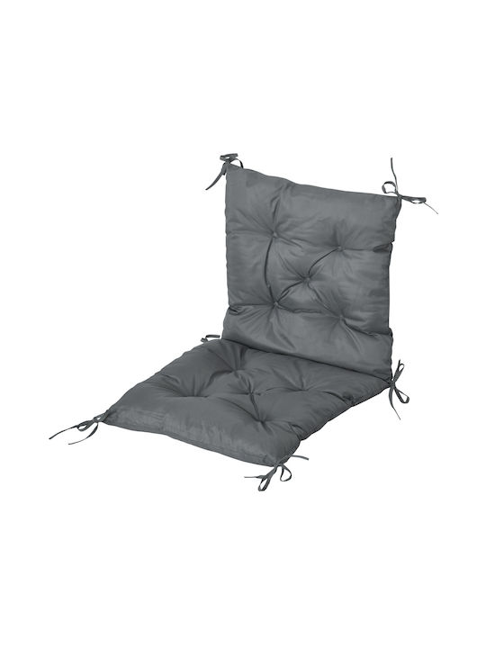 Outsunny Perna Scaunului De Grădină Cu Spătar Gri 50x98cm