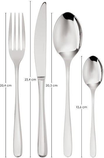 Sambonet Besteckset Edelstahl Silber 24Stück
