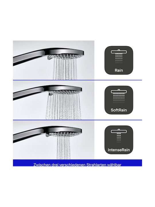 Duravit Duschsäule ohne Armatur Silber
