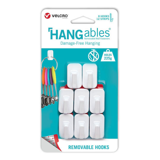 Hangables Abnehmbarer Mikrohaken 1/2 8 Stück Velcro 30103062